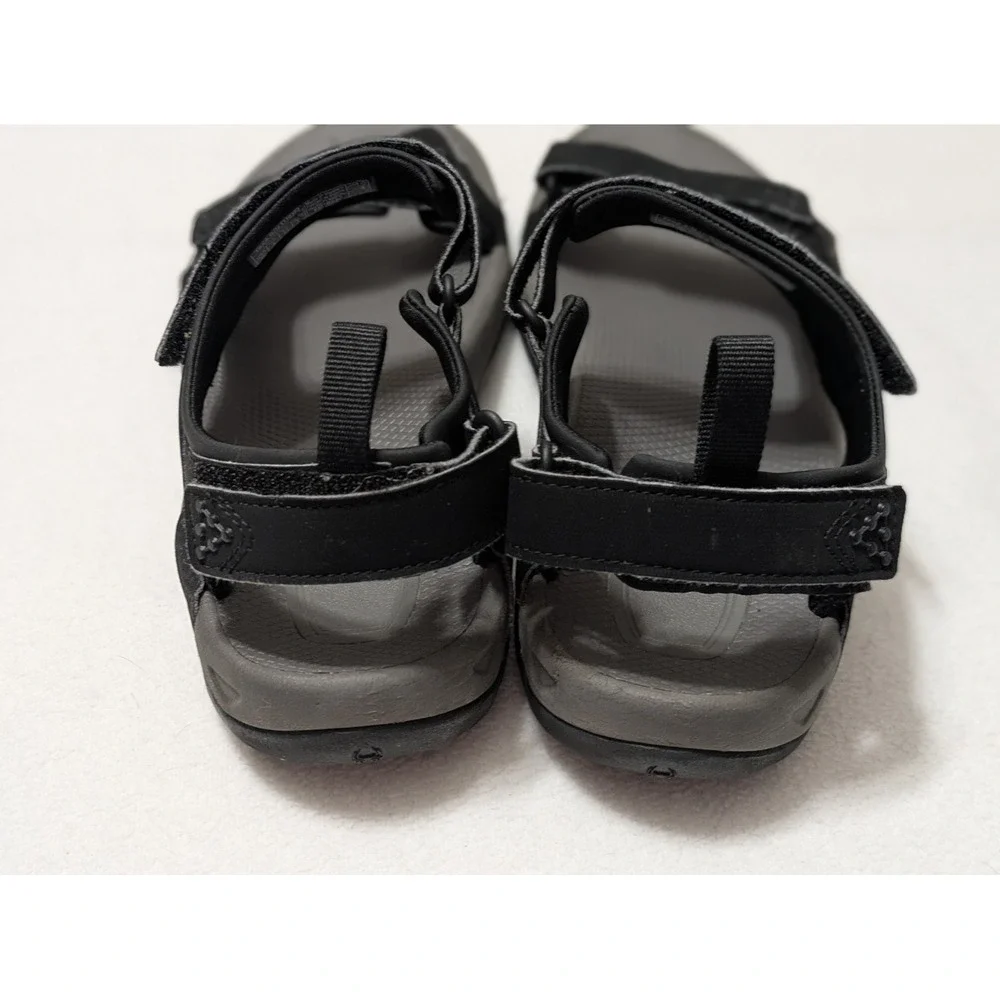 Teva Meacham Hiking Sandal Men 10 Black Outdoors Arch Support Cushion Shoc Pad